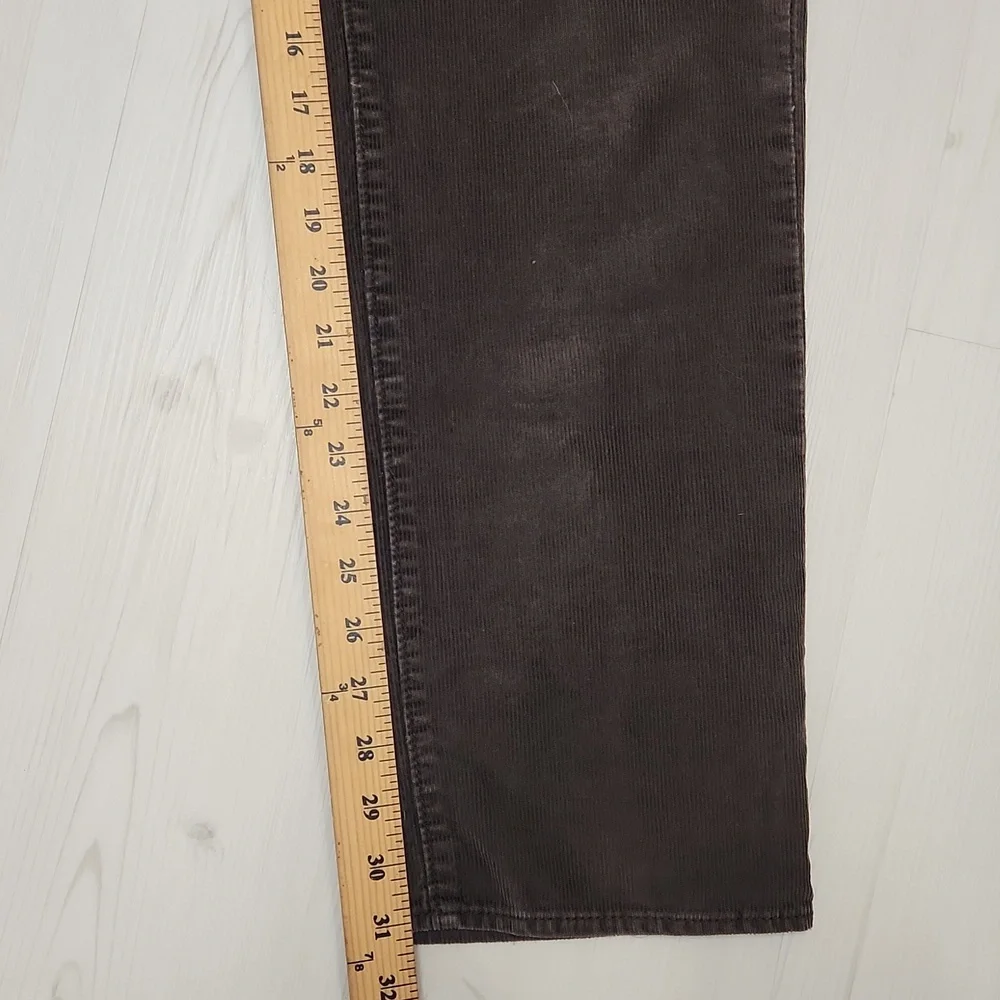 ​J.CREW 484 Slim Fit Corduroy Pants 36x32 Dark Grey Charcoal Preppy Minimalist